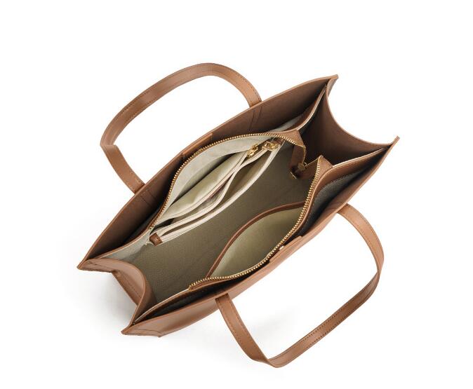 Designer Leather Shoulder Tote Handbag
