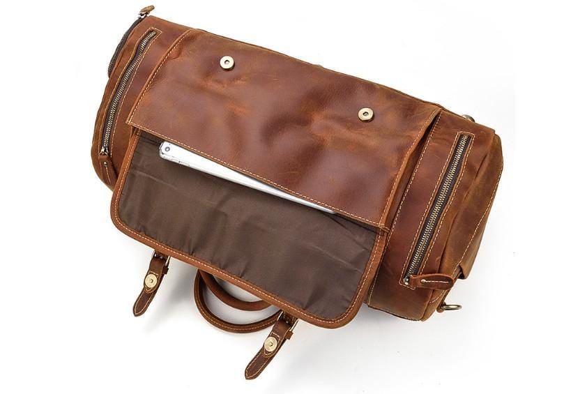 Sac Week-End Vintage Duffle Bag Marron | Accessoires Voyage Sac Week-End Vintage Duffle Bag Marron | Accessoires Voyage