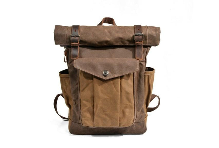 canvas travel backpack purse