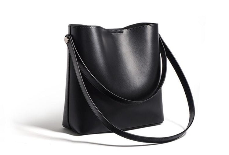 Women's Leather Shoulder Tote Bag