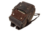 canvas and leather backpack designer