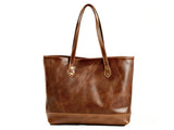 custom canvas leather tote bags
