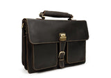 mens leather briefcase bag for business