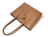City-Leder-Schultertasche für Damen