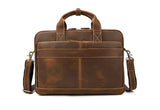 mens leather satchel messenger bag