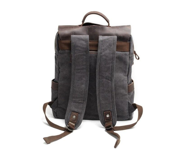 canvas travel backpack bag