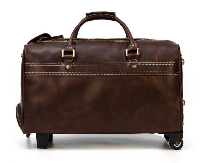Leather or Canvas Weekender / Overnight Luggage Bags – LeatherNeo