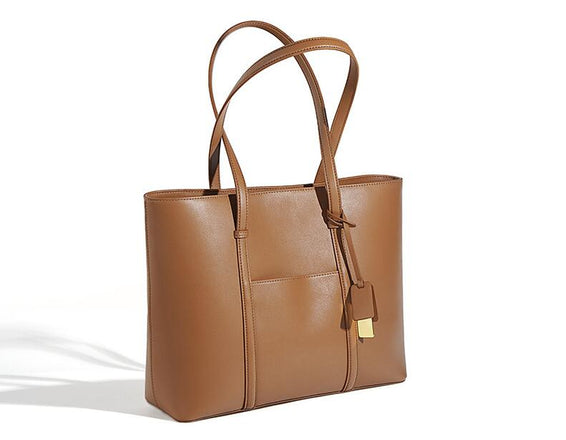 City-Leder-Schultertasche für Damen