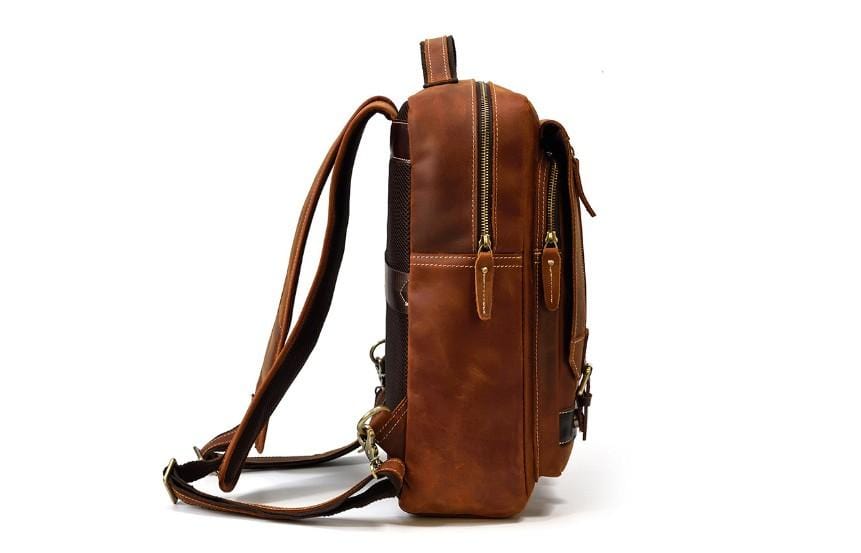 backpack purse leather backpack Leather Full Grain Leather Backpack Purse Rucksack