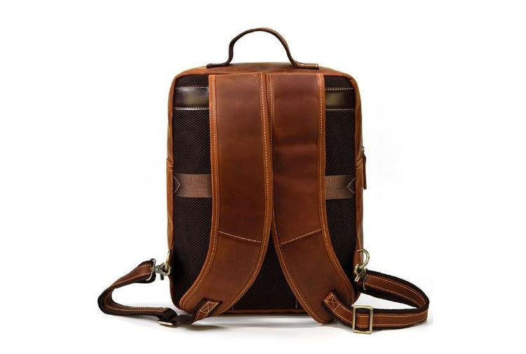 womens leather backpack purse bag full grain
