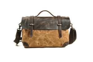 vintage canvas messenger bag