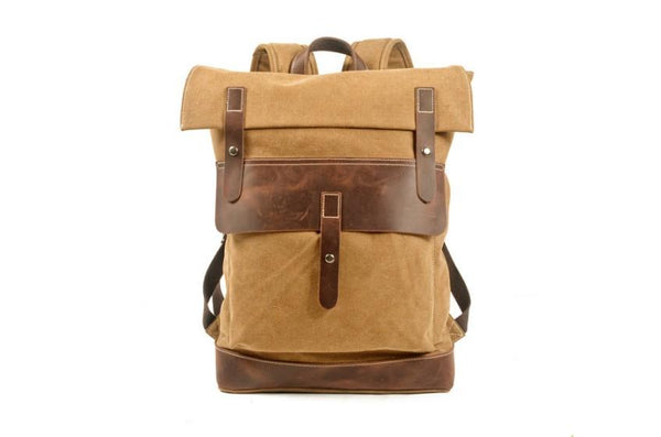 canvas hiking backpack bag