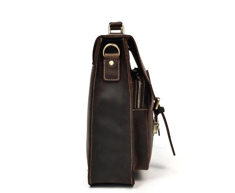 leather briefcase handbag