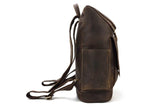 handmade leather work backpack purse