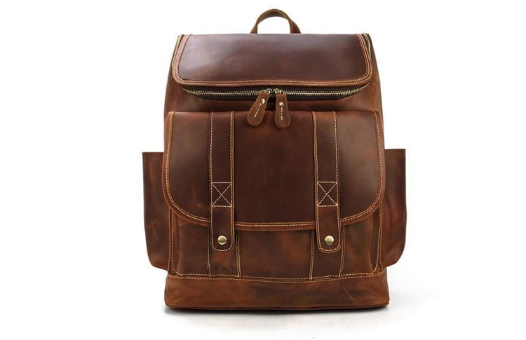 mens leather briefcase backpack purse