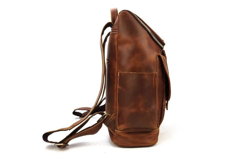 women's mini leather backpack