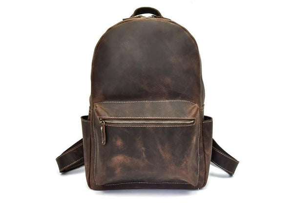 womens leather laptop backpack