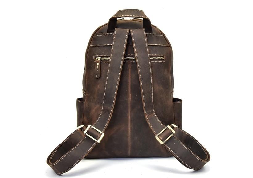 backpack purse fashion leather Womens Leather Laptop Backpack Mens Purse – LeatherNeo
