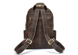 mens leather laptop backpack purse