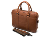 leather business handbag satchel