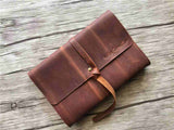 best monogrammed leather notebook