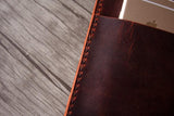 handmade leather ipad pro portfolio