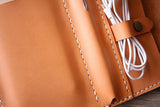 macbook pro 13 inch leather sleeve case stitching
