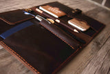 coffee leather e reader cover sleeve