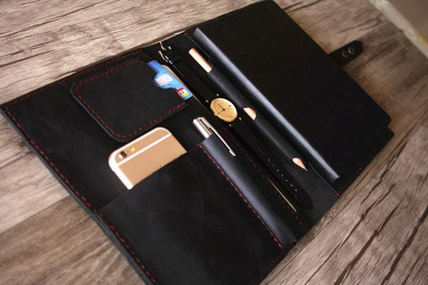 Black Leather Corporate Gifts Set