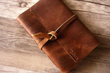 custom leather drawing notebook