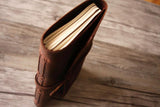 custom blank leather notebook