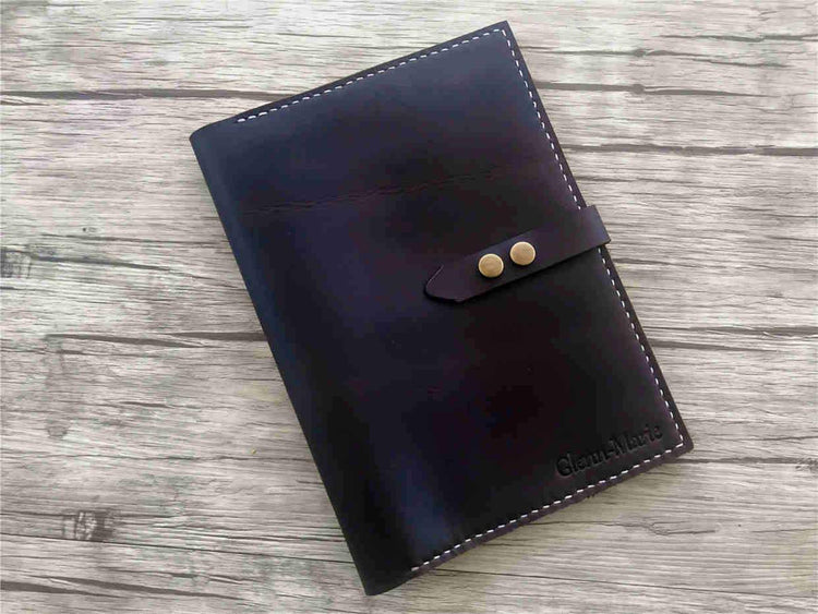 coffee leather notebook cover