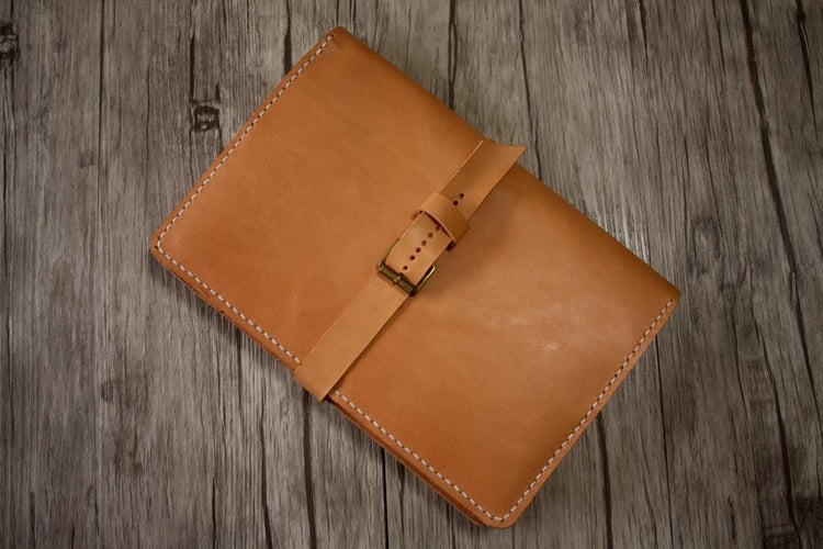 Italian leather notebook cover