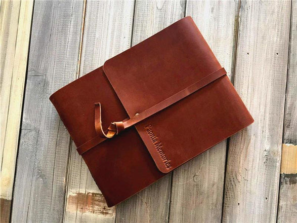 leather memory man book