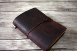 personalized Leather Pocket Traveler's Notebook