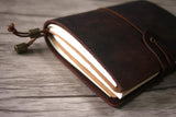 rustic Leather Pocket Traveler's Notebook