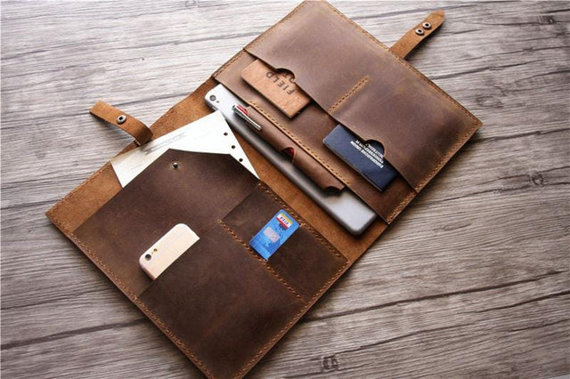 Leather Laptop Sleeve 14 inch Custom Covers – LeatherNeo