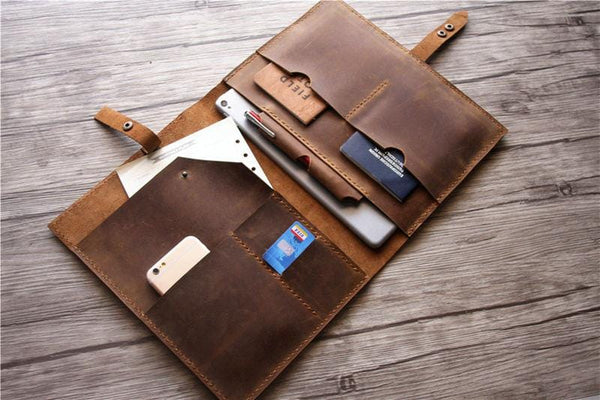 Engraved Leather Laptop Sleeve Covers – LeatherNeo