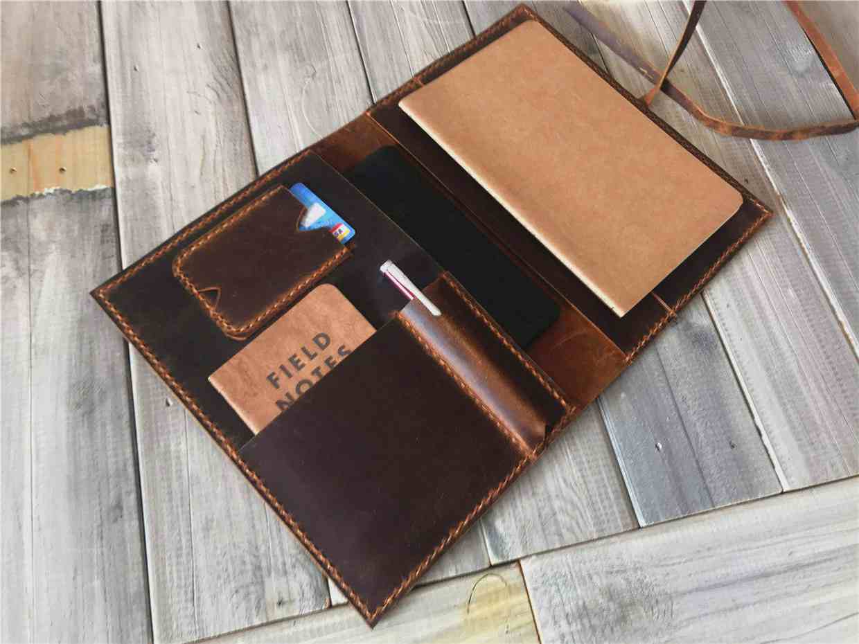 Handmade Leather A5 Sketchbook Cover Drawing Book case leather journal  cover