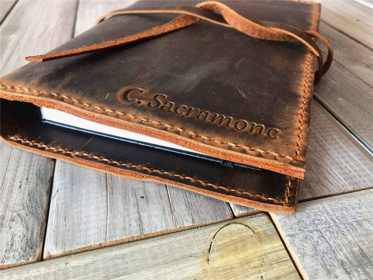 personalized journal cover holder