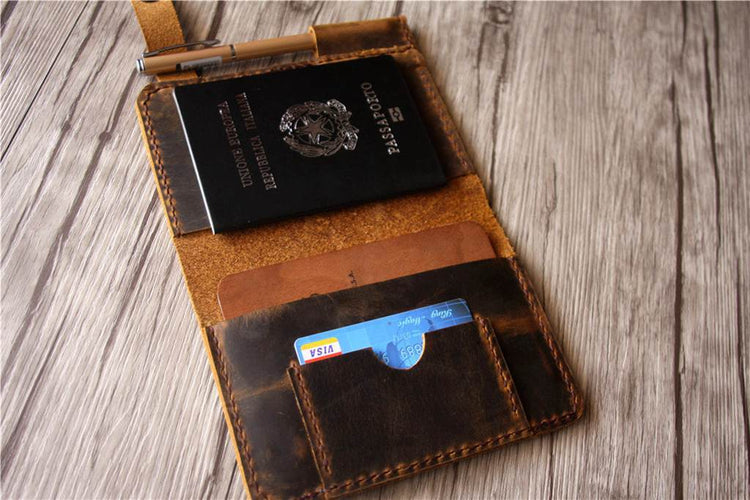 passport sleeve with credit card holder