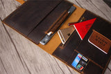 leather ipad pro 12.9 inch cover with pencil holder