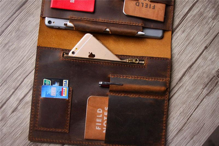 Couvertures de manchons de surface en cuir personnalisées