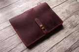 womens leather notebook cover