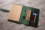 personalized Leather Spiral Notebook holder