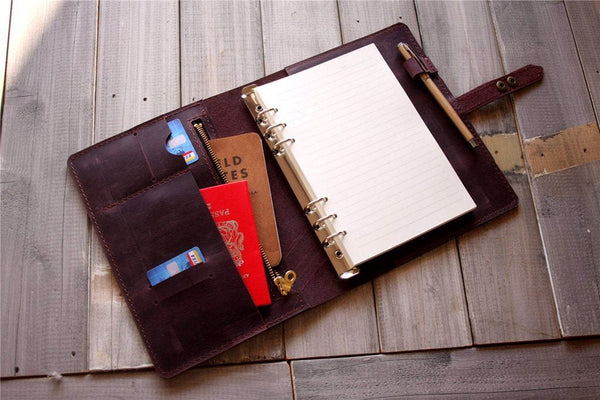 Personalized Refillable Leather Planners & Organizers – LeatherNeo