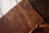 embossed leather vintage journal