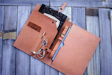 personalized leather 14 inch laptop case cover