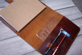 refillable leather notebook best 