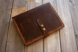 Rustic Brown Leather Refillable Journal Cover